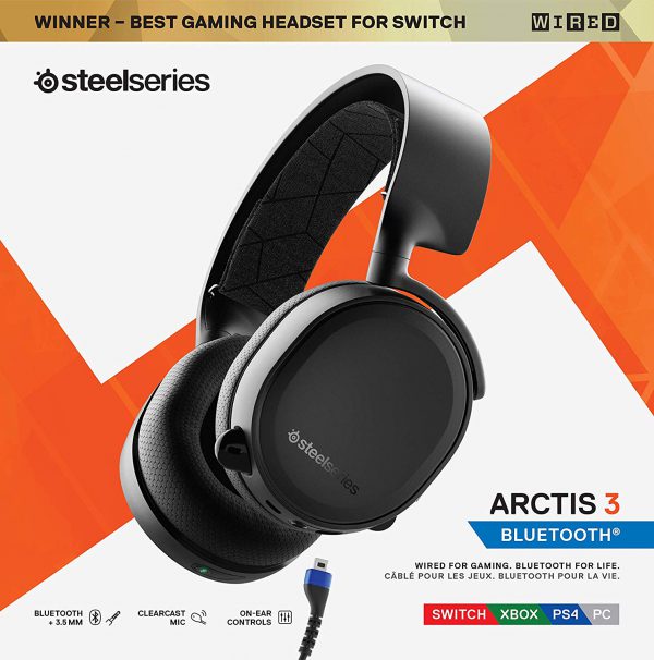 Tai nghe SteelSeries Arctis 3 Bluetooth (61485)