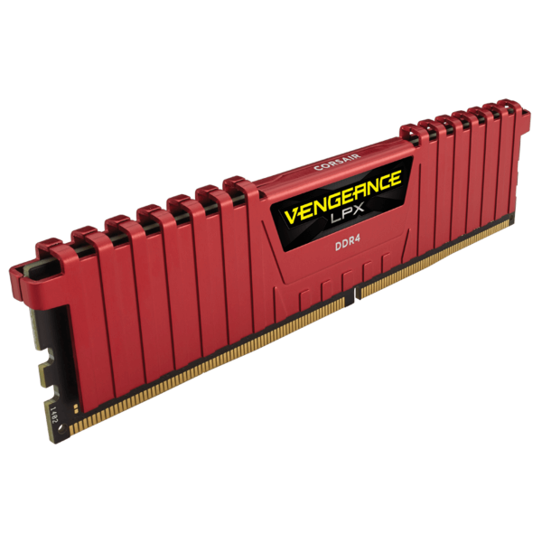 CORSAIR VENGEANCE LPX DDR4 16GB (2X8GB) 2666Mhz RED (CMK16GX4M2A2666C16R)