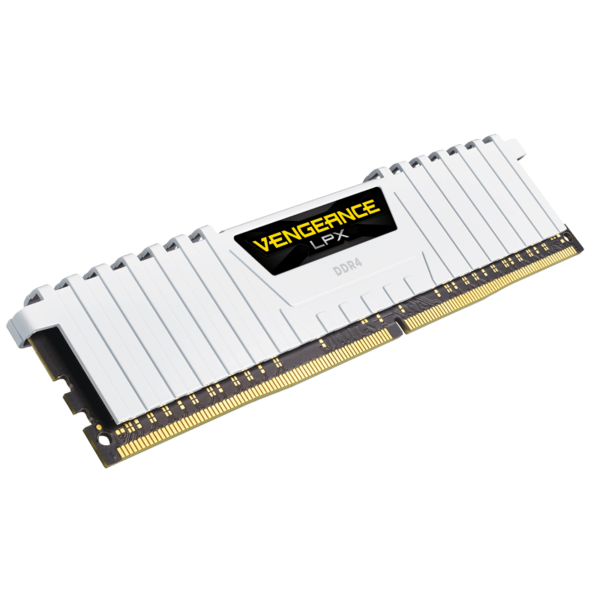 CORSAIR VENGEANCE LPX DDR4 16GB (2X8GB) 2666Mhz White Edition (CMK16GX4M2A2666C16W)