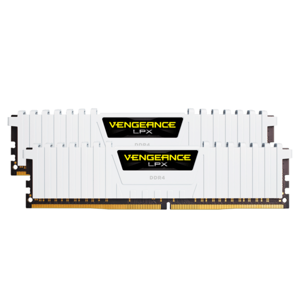 CORSAIR VENGEANCE LPX DDR4 16GB (2X8GB) 2666Mhz White Edition (CMK16GX4M2A2666C16W)