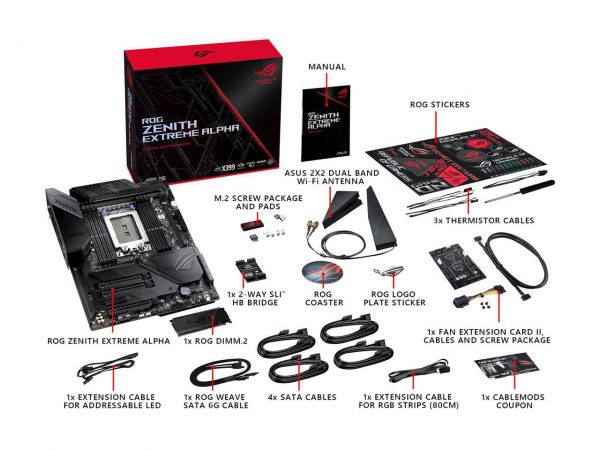 Mainboard Asus ROG Zenith Extreme Alpha - X399 chipset