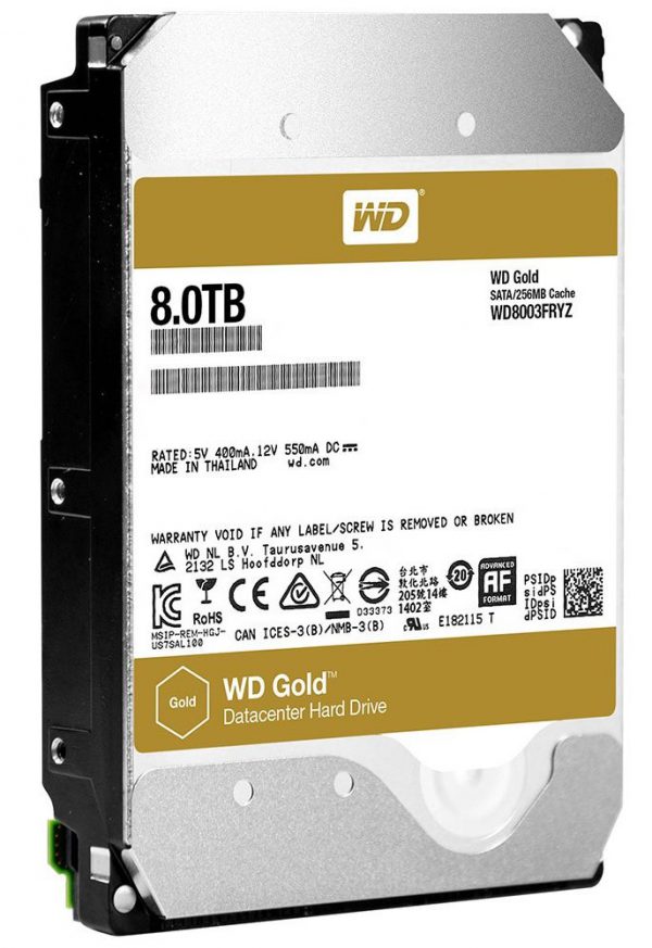 Ổ cứng HDD 8.0 TB - WD8003FRYZ