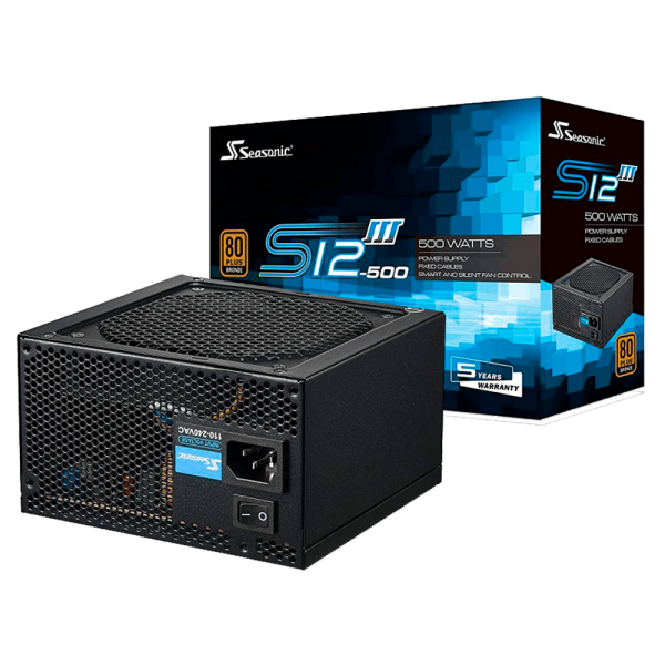 SEASONIC S12III-500 (500W, 80 PLUS BRONZE)