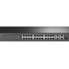 JetStream 24-Port 10/100Mbps + 4-Port Gigabit Smart Switch T1500-28TC