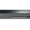 JetStream 8-Port Gigabit Smart PoE+ Switch with 2 SFP Slots T1500G-10MPS