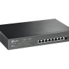 JetStream 8-Port Gigabit Smart PoE+ Switch with 2 SFP Slots T1500G-10MPS