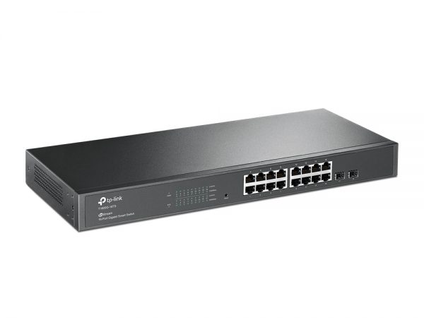 JetStream16-Port Gigabit Smart Switch with 2 SFP Slots T1600G-18TS