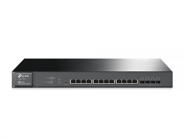 JetStream 12-Port 10GBase-T Smart Switch with 4 10G SFP+ Slots T1700X-16TS