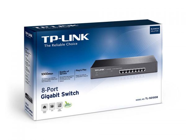 Bộ chuyển đổi tín hiệu 8 cổng Gigabit TL-SG1008