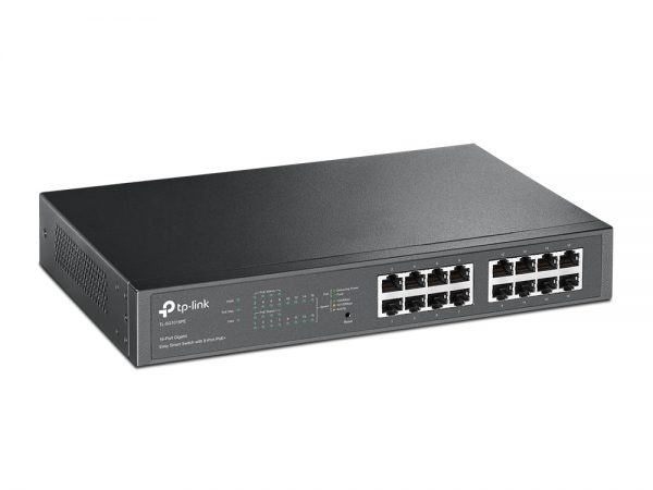 16-Port Gigabit Easy Smart PoE Switch with 8-Port PoE+ TL-SG1016PE