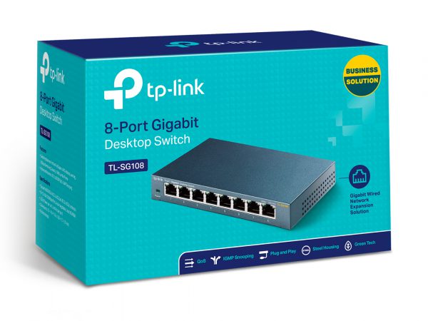 Switch 8 cổng 10/100/1000Mbps desktop TL-SG108