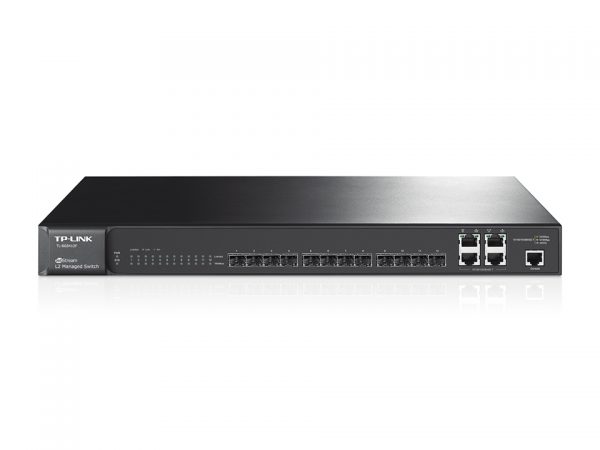 JetStream 12-Port Gigabit SFP L2 Managed Switch with 4 Combo 1000BASE-T Ports TL-SG5412F