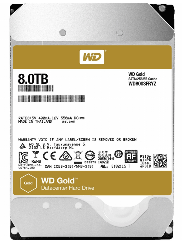 Ổ cứng HDD 8.0 TB - WD8003FRYZ