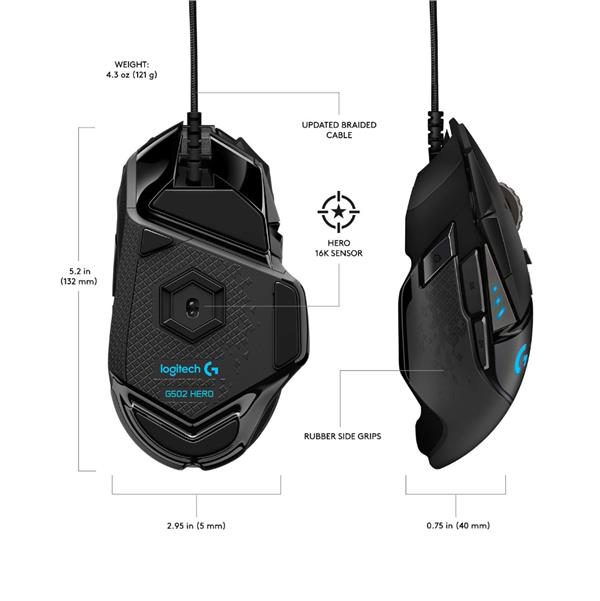 Logitech G502 HERO High Performance Gaming