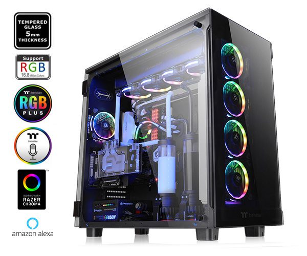 Case Thermaltake View 91 Tempered Glass RGB Edition Super Tower Chassis