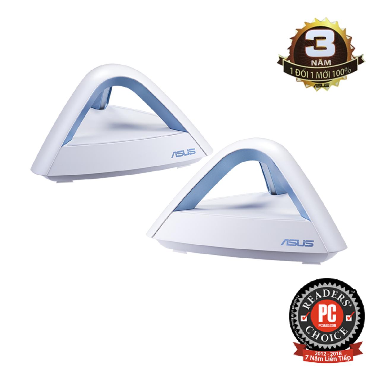 Thiáº¿t bá» máº¡ng khÃ´ng dÃ¢y Asus Lyra Trio MAP-AC1750 (2PK)