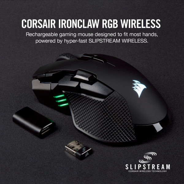 Chuột Corsair IRONCLAW RGB Wireless