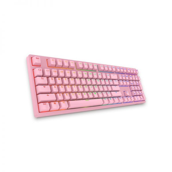 Bàn phím cơ AKKO 3108S RGB PRO – Pink (Cherry switch)