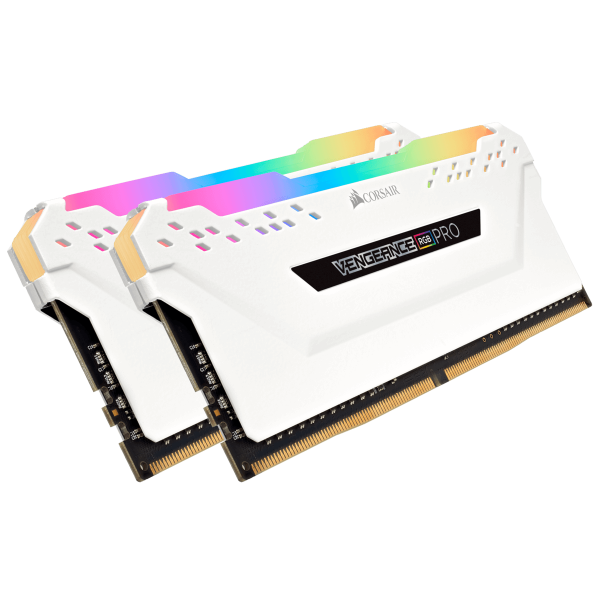 CORSAIR VENGEANCE RGB PRO 32GB (2x16GB) 3200MHz WHITE