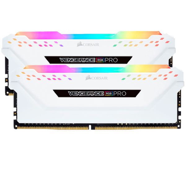 CORSAIR VENGEANCE RGB PRO 32GB (2x16GB) 3200MHz WHITE