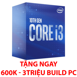 Intel Core i3-10100F (3.6 up to 4.3Ghz/ 4 nhân 8 luồng/ sk 1200)