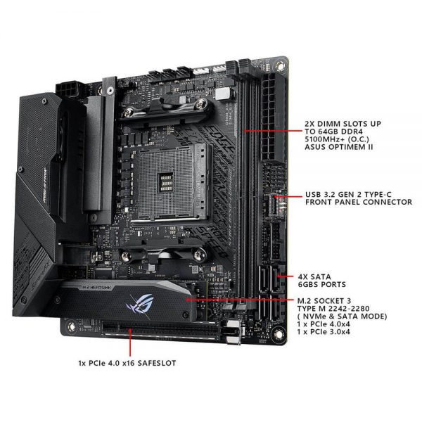 ASUS ROG STRIX B550-I GAMING – SOCKET AM4