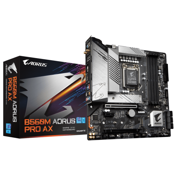 GIGABYTE B560M AORUS PRO AX (HDMI, DP, Type C, Wifi, Bluetooth)