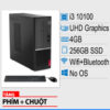 PC Lenovo V50s (i3-10100/4GB RAM/256GB SSD/DVDRW/WL+BT/K+M/No OS) (11EF003HVA)