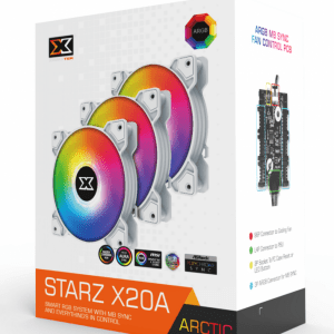 XIGMATEK STARZ – X20A ARTIC ARGB (EN46782) – PACK x3, CONTROLLER