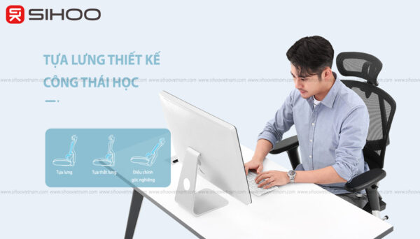 Ghế Công Thái Học Sihoo M90C