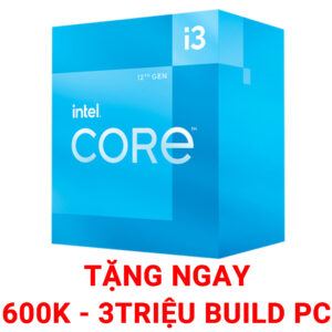 KM Intel Core i3-12100 (3.3GHz Turbo 4.3GHz, 4P/8 luồng, 12MB Cache, 65W)