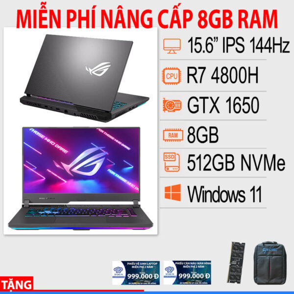 Laptop Asus Gaming ROG Strix G15 G513IH-HN015W