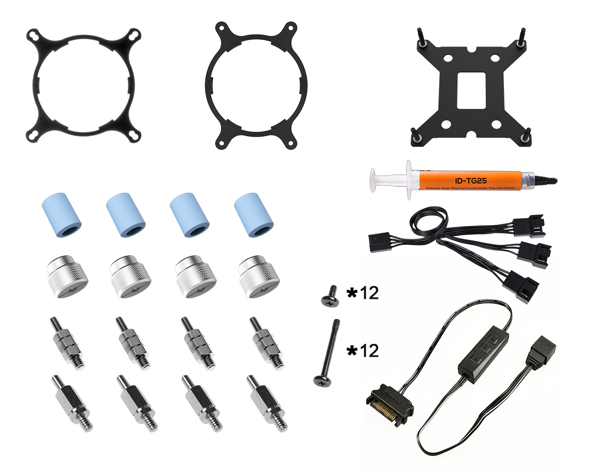 Bộ tản nhiệt nước ID-COOLING ZOOMFLOW 360-XT ARGB SNOW