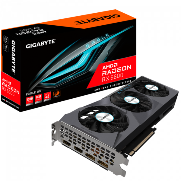 VGA GIGABYTE Radeon RX 6600 EAGLE 8GB GDDR6