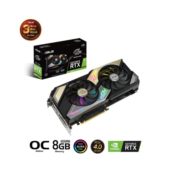 ASUS KO GeForce RTX™ 3070 V2 OC Edition 8GB GDDR6