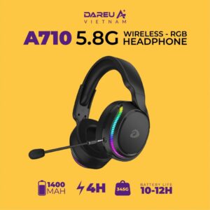 Tai nghe không dây DAREU A710 RGB Wireless