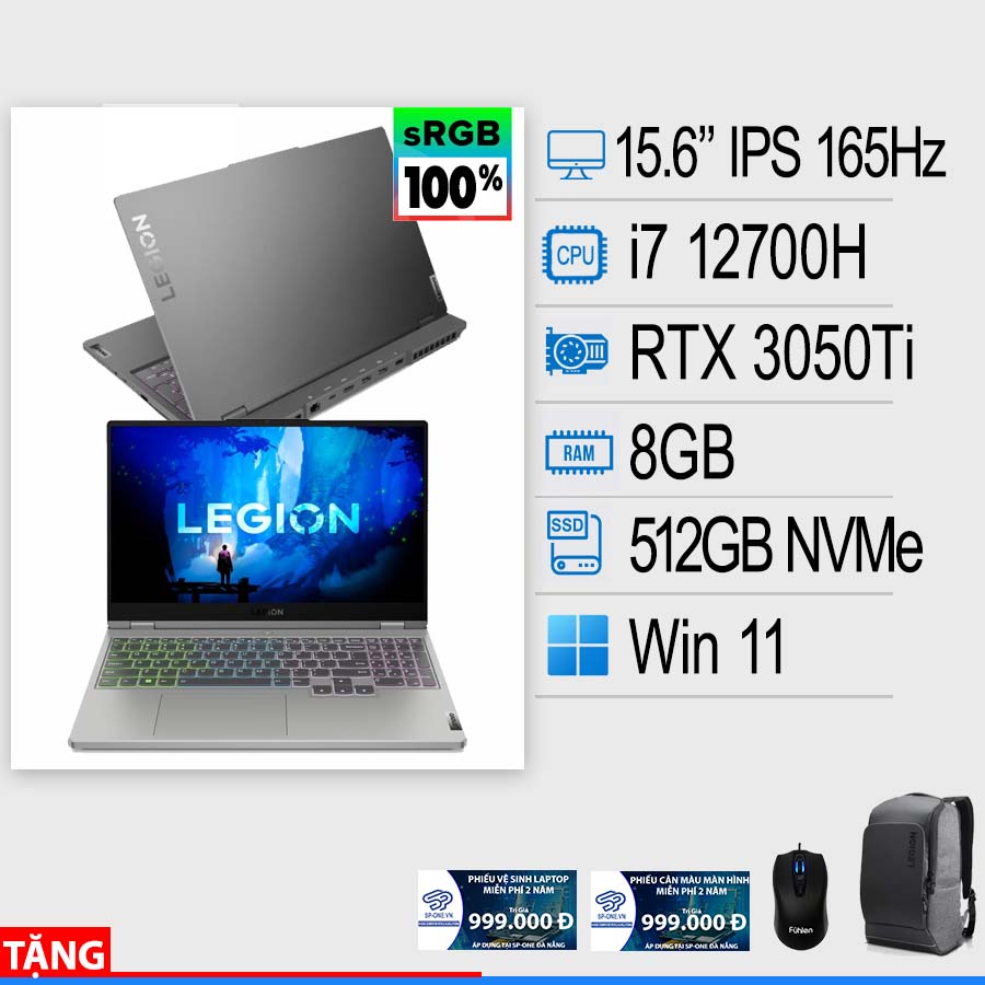 Laptop Lenovo Legion 5 15IAH7H 82RC0036VN