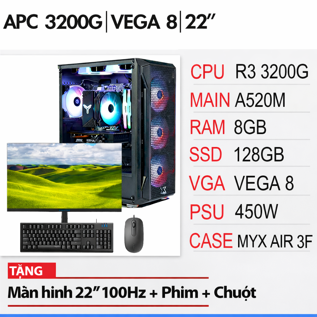 SP APC 3200G I Vega 8 I 22″