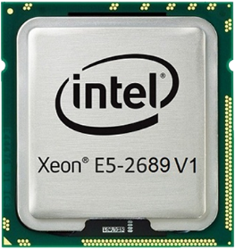 CPU Intel Xeon E5-2689 (2.6GHz, 8C/16T, LGA 2011)