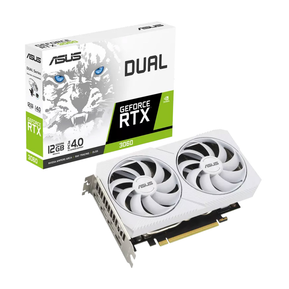 ASUS Dual GeForce RTX 3060 White Edition 12GB GDDR6