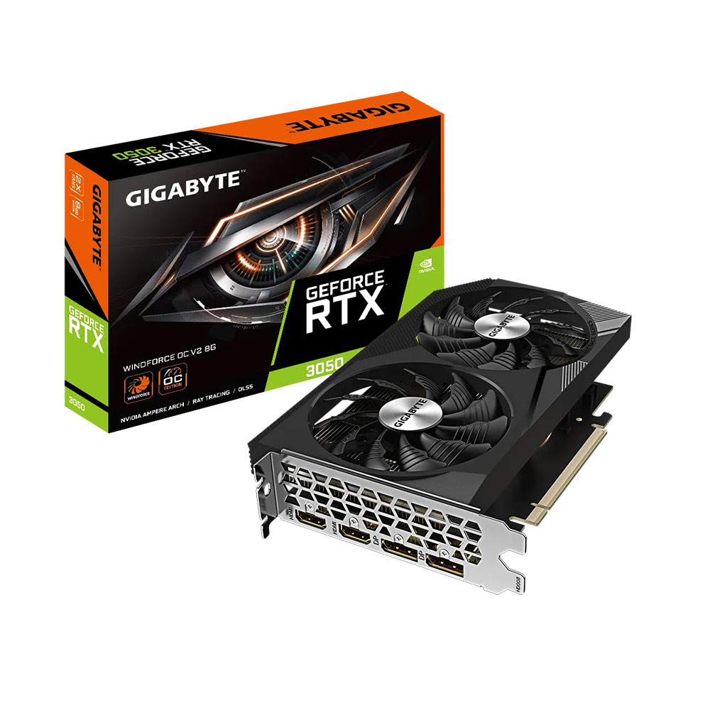 VGA Gigabyte GeForce RTX 3050 Windforce OC 6G V2