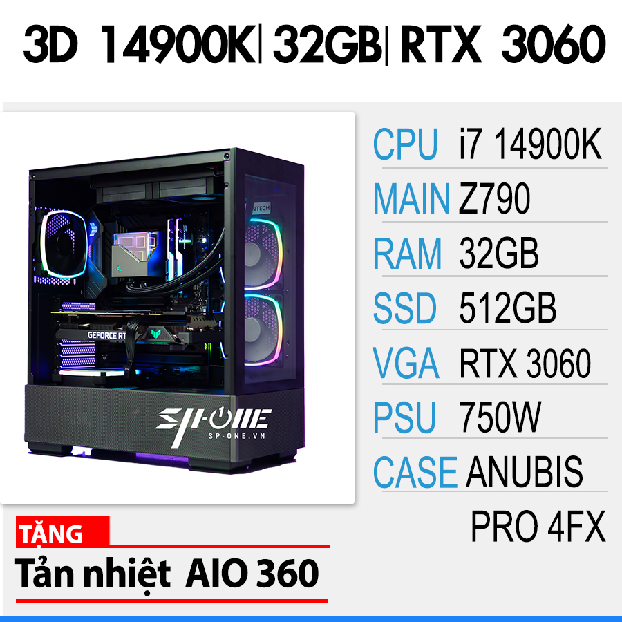 SP 3D i9 14900K | 32GB | RTX 3060 12GB