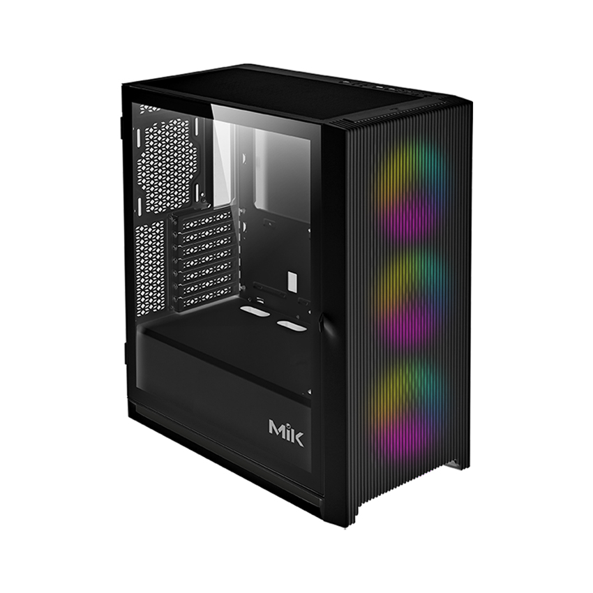 CASE MIK STORM 360 BLACK - 3FA (ATX/MID TOWER/MÀU ĐEN/3FAN ARGB)