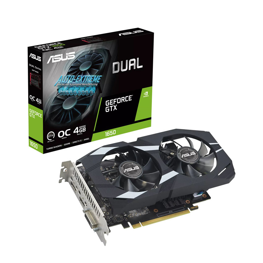 ASUS DUAL GTX 1650-O4GD6-P-EVO