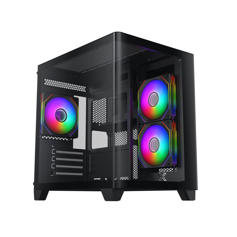 XIGMATEK PANO M NANO 3GF - GAMING M-ATX, KÈM 03 FAN XIGMATEK G20F