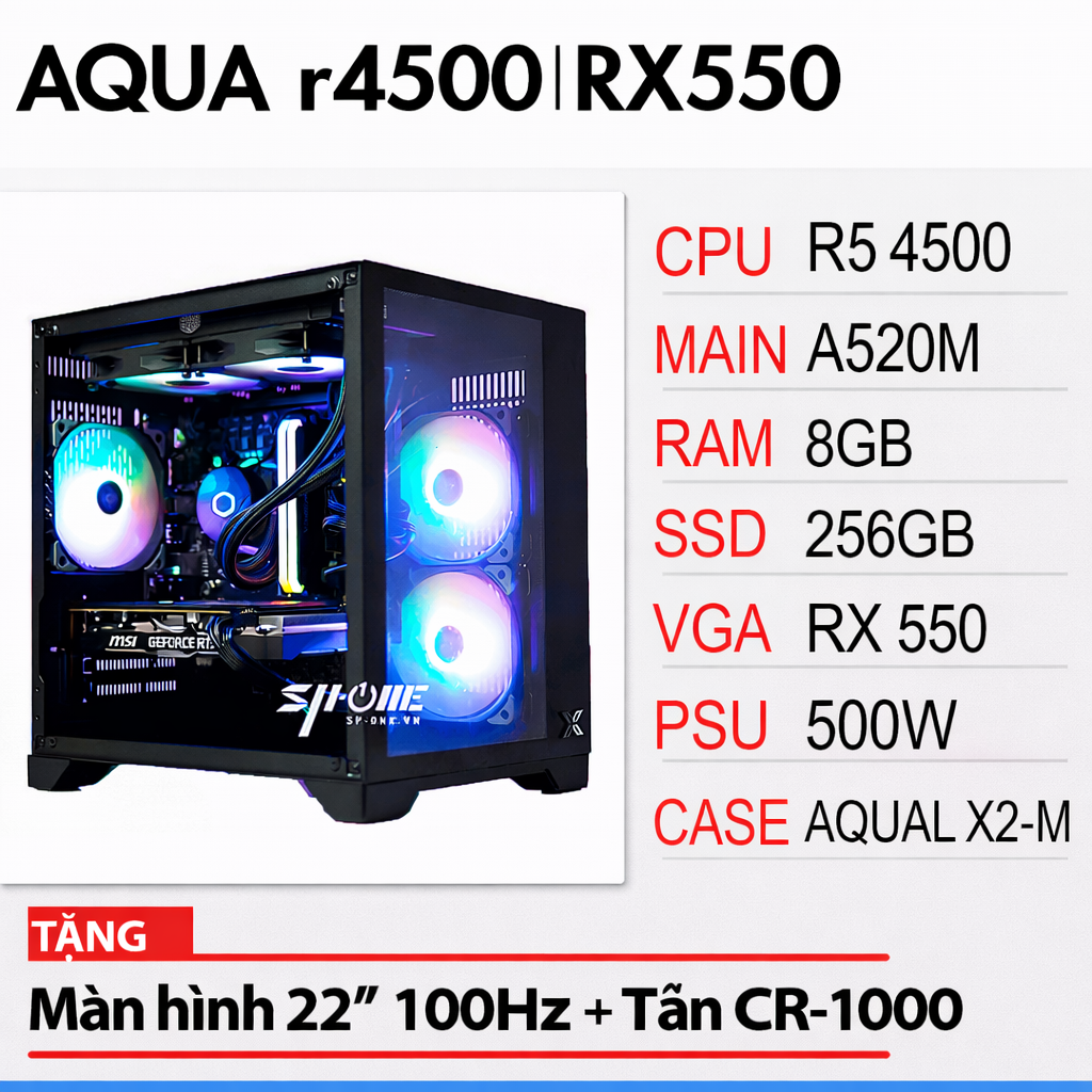 SP- AQUA r4500| RX 550