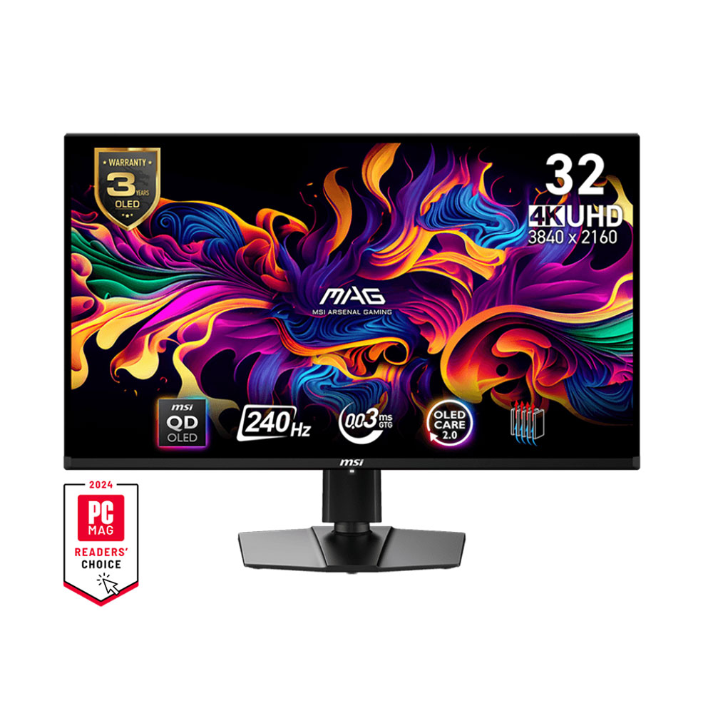 Màn Hình MSI MPG 321UPX QD OLED 32 inch 4K (32inch, 4K, QD-OLED, 240Hz, 0.03ms)