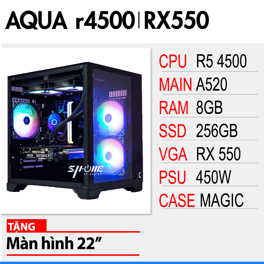 SP- AQUA r4500| RX 550