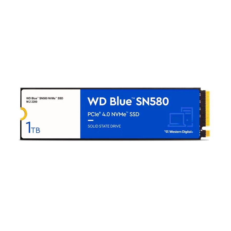 SSD WD Blue 1TB SN580 NVMe M.2-2280 PCIe Gen4