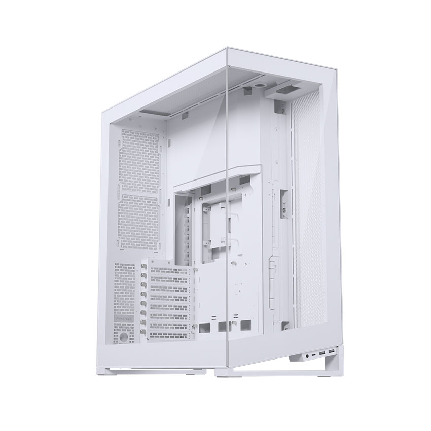 Case Phanteks 523 Series XT Pro Ultra ATX Case, Tempered Glass, 4x M25-140 DRGB Fan, Matte White (EATX, Màu Trắng, 4 Fan)